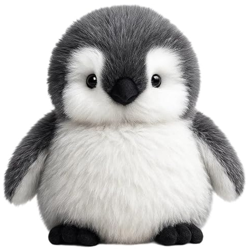 JazRvr Pinguin Kuscheltier, Weiches Stofftier Für Kinder, Süßer Pinguin Plüschtier 20 cm, Babys Und Kinder, Ideal Als Erster Spielbegleiter Und Dekoration