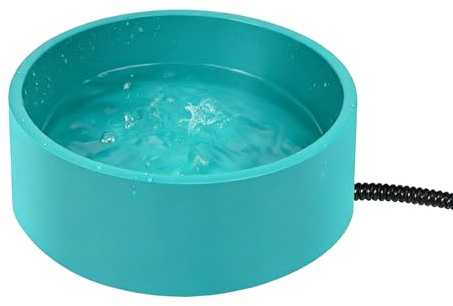 Cuenco para Perros Calentado | Bebedero De Invierno De 3,2 L - Tazón De Alimentación para Mascotas Tazón De Alimentación Calentado para Perros Y Cachorros Pequeños Y Grandes Al Aire Libre | Bebederos