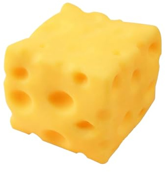 Big Cheese Squishy Cubes Juguetes sensoriales para aliviar el estrés, apretar Queso Bloque estrés Bolas Squishy Fidget Juguete Ayuda para Relajarse, Enfoque para Adultos, niños, hogar, Escuela Viajes