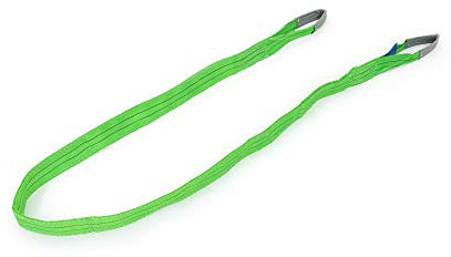 PETEX 47102413 Sangle de levage, verte, charge maximale : 2000 kg, longueur : 4 m, largeur : 75 mm