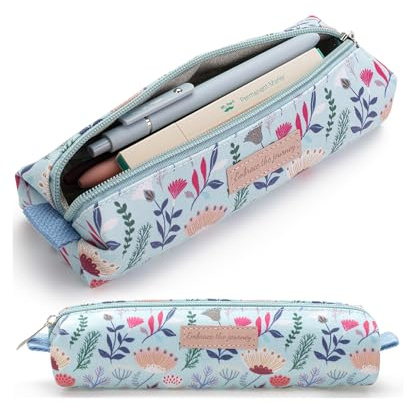 Mr. Pen- Cute Pencil Case Pouch, Multipurpose Canvas Bible Pencil Pouch, Smooth Zipper, Premium Material, Neat Stitches, Ideal for Stationery, Cosmetics, Electronics, School, Office, Travel