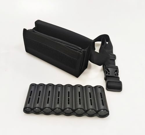 Münzspender für Euro, Münzen mit Gürtel und Euro und Münzsortierer, Münzspender, ellnertasche Kellnerbörse mit Fach Euro, Geldwechsler, Tragegurt(schwarzer Münzspender, 21,5 x 9,5 x 7 cm)