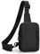 Lidxfeo Multi-Pocket Brusttasche Herren, Wasserdicht Chest Crossbody Bag Klein, Anti-Diebstahl Sling Schultertasche, Handytasche mit Reißverschlusstasche für Wandern, Reisen, Joggen usw