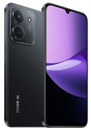 XIAOMI Redmi 15C 5G Smartphone 4GB+128GB, Massive 6000mAH Battery, 120Hz 6.9 Display, Stylish Design, 50MP AI Dual Camera, 33W Fast Charging Midnight Black (2 Years Warranty+No In-box Charger)