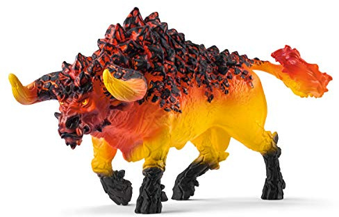 Schleich- Toro De Fuego, Color Negro (42493)