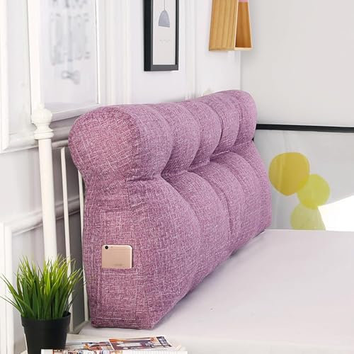 Sofakissen Polster Sofa Gepolstert Ruecken Kissen Für Couch Tagesbett Mit Abnehmbarem Bezug Rückenkissen Für Bett Zum Anlehnen Rückenlehne Lesekissen,08,200X50X15