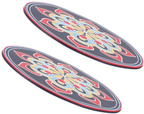 TOYANDONA 2piezas Cojines Redondos Para Cuenco Tibetano Antideslizantes Decoración De Mesa