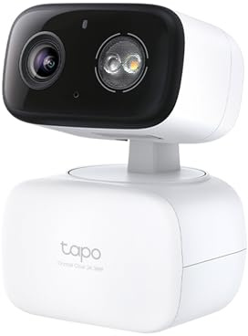 Tapo 2K Indoor/Outdoor Pan/Tilt Wired Security Camera, Baby Monitor, C216