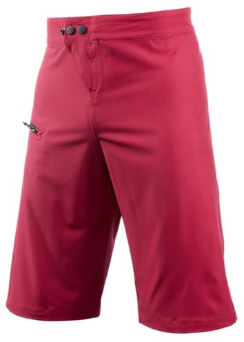 O'NEAL | Pantaloncini da Mountain Bike | MTB Mountain Bike DH Downhill FR Freeride | Traspirante, Prese d'Aria a Taglio Laser, Taglio Attivo | Pin It Shorts V.22 | Adulto | Rosso | Taglia 32/48