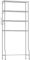 SONGMICS Scaffale sopra WC a 4 Ripiani, Scaffale da Bagno in Metallo, Ripiani Regolabili, con 4 Ganci e Portarotolo, Salvaspazio, 30 x 83 x 176 cm, Grigio Tortora BTS023G01