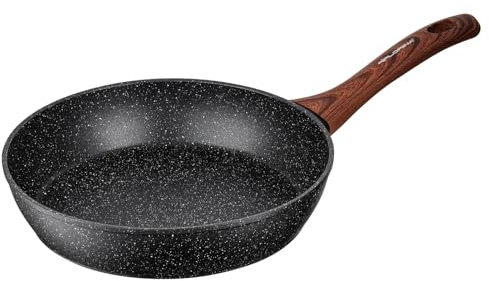 Florina Aluminium-Bratpfanne MASTER BLACK 28 cm | Antihaftbeschichtung | Für alle Herdarten inkl. Induktion | Ergonomischer Soft-Touch-Griff | Hitzebeständig | Leicht zu reinigen