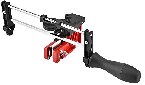 Jeffergarden Affilacatene per Motosega Manuale Montato su Barra Chain Sharpener Chainsaw Saw Strumento di guida per la limatura a catena