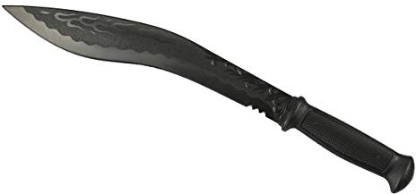 PTL Sports Khukri Machete in plastica Nero