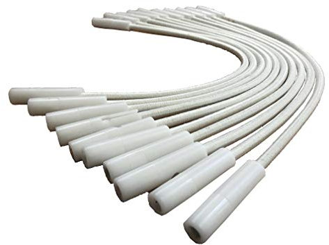 Tensores de Goma Regulables (Blanco, 10 Uds)