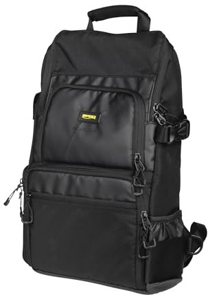 SPRO Backpack 102 - Multifunktionaler Rucksack, Outdoor-Rucksack, Angelrucksack inklusive 2 Tackle-Boxen, Schulrucksack, wasserabweisend, großer Stauraum, Angeltasche