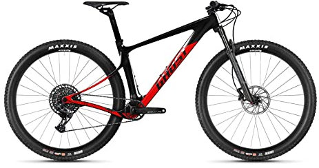 Ghost Lector SF LC Universal 29R Mountain Bike 2022 (M/44cm, Raw Carbon/Riot Red - Glossy/Matt)
