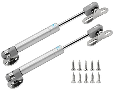 Moicstiy Gasdruckfedern, 15,2 cm, 30 N/3 kg, Sicherheitshebestütze, Schrankscharnier, Gasfeder, weich geöffnetes Deckelscharnier für Küche, Stoßdämpfer, Schrank, 2 Stück