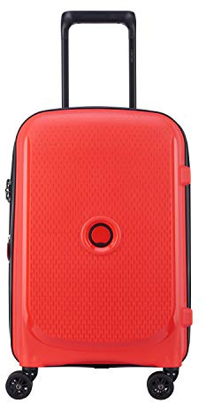 DELSEY Paris - Belmont Plus – Hartschalenkoffer 55 x 35 x 25 cm – 34 l – S, Orange Tangerine, S