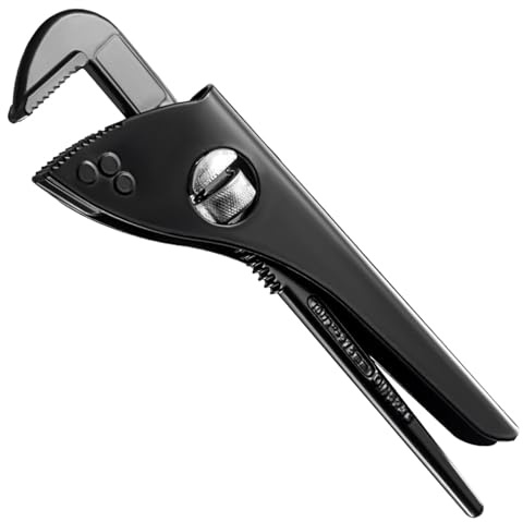 a pinza per pompa 'acqua, con manico corto e resistente, per tubi 'acqua, grande manopola zigrinata, morsetto per tubo 'acqua per tubi sagomati, tubi circolari e per