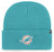 '47 NFL Miami Dolphins Unisex Cuff Knit, Beanie, Team Logo, Farbe Blaugrun