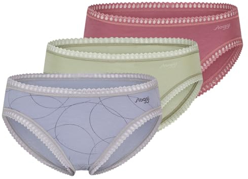 Sloggi Slip da Donna (Confezione da 3), Multiple Colours 8, M
