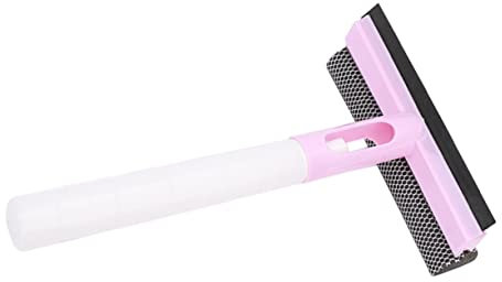 KICHOUSE Water Spray Window Cleaner Squeegee Plastic Window Washing Squeegee for Bathroom Mirror Glass Cleaning Tool