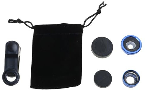 Whltzf 3 En 1 Pelina Móvil Cámara Cámara Ángulos Anchos Lente del Pescado Macro Clip En Lente Lente del Teléfono Inteligente Clip Lente Teléfono En Lente del