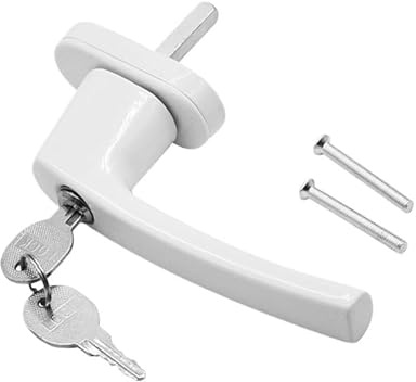 Manilla para ventana, Llave de puerta universal de aleación de aluminio con cerraduras for doble acristalamiento, seguridad for niños, herramientas de bloqueo, manijas de ventana