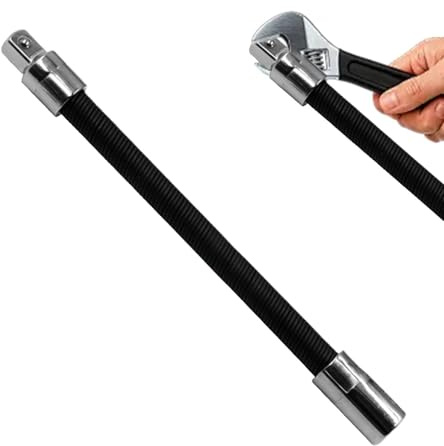 Flexibel borrförlängning, 1/2 böjbar axelstångsförlängare, flexibel borrförlängning – för bilreparation träbearbetning, gör-det-själv, , skåp, installation,
