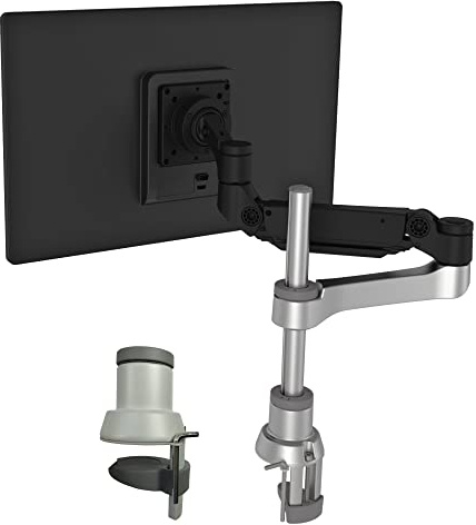 R-Go Tools RGOVLCA4SI soporte de mesa para pantalla plana 66 cm (26) Plata - Soporte para televisor (9 kg, 61 cm (24), 66 cm (26), 100 x 100 mm, Ajustes de altura, Plata)