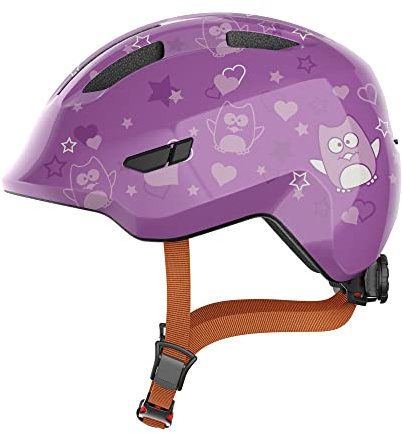 ABUS Casco per bambini Smiley 3.0 - casco da bici con calzata bassa, design a misura di bambino e spazio per il codino - per ragazze e ragazzi