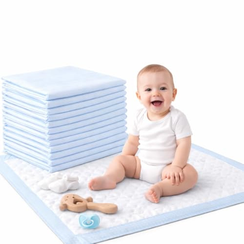 100 x Easy Care Solutions 60 x 60 cm | Portable Baby Changing Disposable Mats | for Babies and Toddlers | Potty Training Mats | 4 Packs of 25