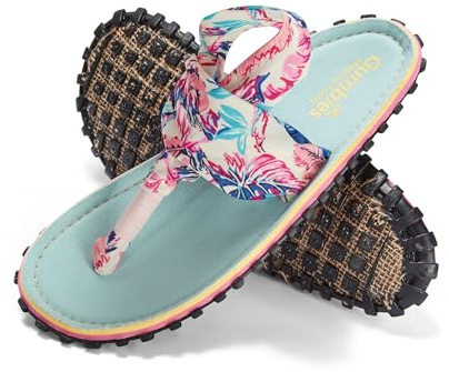 Gumbies Tongs Slingback pour femme, avec tige d'orteil super douce et semelle en caoutchouc recyclé durable – Confort garanti, Rose menthe, 39 EU