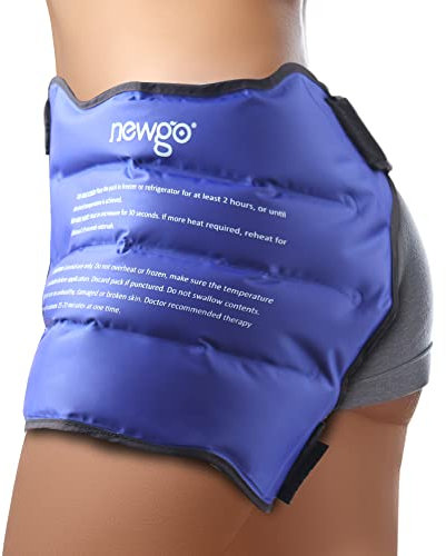 NEWGO Kühlkompresse bei Hüftschmerzen, Hüfte Gel Kühlpad für Rehabilitation nach Hüft-Operation, Kühlpad Hüfte für Entzündungen, Schwellungen, Kühlkissen Hüfte Hilfsmittel nach Hüft op