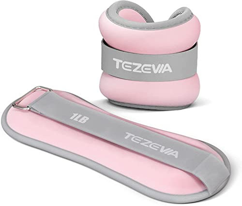 Tezewa Gewichte Für Beine Und Arme, Wearable Knöchel Gewichte 2 * 0.5kg, Fuß und Arm Gewichtsmanschetten, Für Gehen, Laufen, Yoga, Workouts, Gymnastik, Trainin