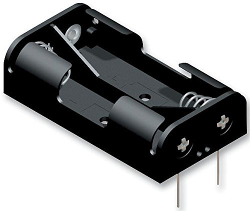 Batterihållare, 2XAA PCB, batterihållare och batteritillbehör, antal X 1 | 2462