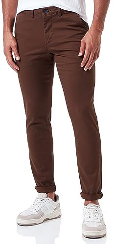 SELETED HOMME Slh175-slim New Miles Flex Pant Noos Pantaloni, Demitasse, 34W x 34L Uomo