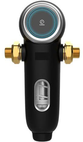 Water Filter System, Automatic Flush & Rotary Backwash Pre Filter, Whole House Spin Down Sediment Water Filter Purifier Stainless Steel Mesh for Producing Clean and Fresh Water