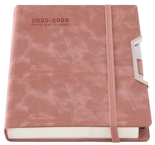 Akademischer Terminkalender 2025–2026, Terminkalender 2025–2026, Tag pro Seite, Hardcover organisiert von Juli 2025 bis Juni 2026, Agenda A5, Tages- und Monatsplaner mit monatlichen Registern