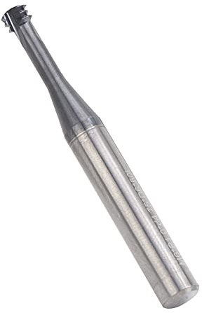 3-Tooth 60° Tungsten Steel Thread Milling Cutter, M6.0x1.0xD6x50, for Aluminum, Copper, Stainless Steel