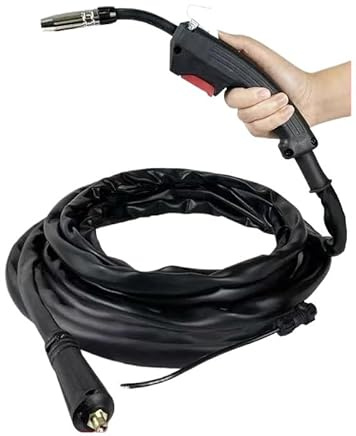 BJdfgE Pistola de Soldadura sin Aire 14AK, Puerta refrigerada por mag, Mango 5 Metros, Alambre Tubular NBC250, máquina pequeña