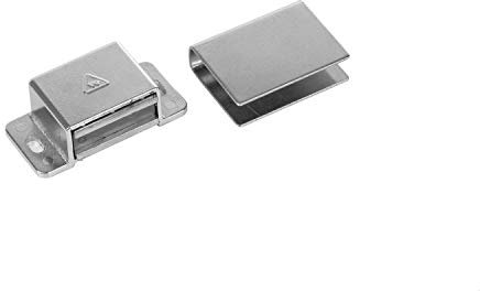 eliga Türmagnet zum Anschrauben mit U-Haftblech für Glastüren 6 mm