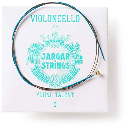 JARGAR Ce-DY-34 Cello Young Talent D-Saite, 3/4 (0,99 mm) för cello Blå // blå Size/Größe: 1/4 Cello Medium/standard