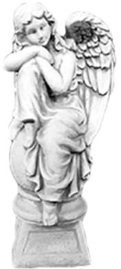 Massive Steinfigur wunderschöner schlafender Engel Grabengel Raumdeko Steinguss Gartendeko Deko-Figur für Haus Garten Moderne Statue Garten-Figur