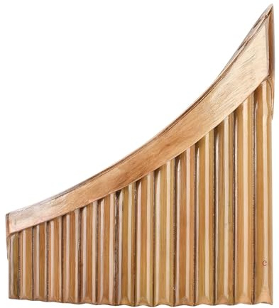 Pan Flute Instrument 15-Tube G-Tune Bamboo Panflute With Drag (Left/Right Hand)(Left)
