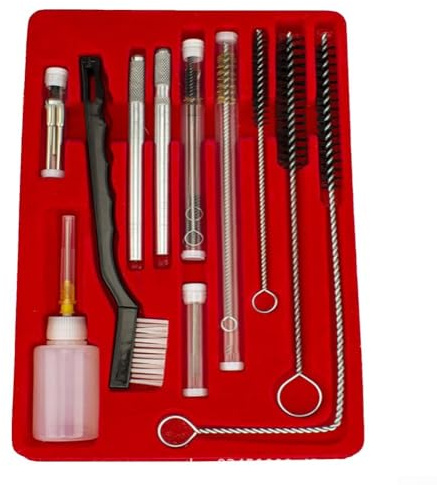 Lot de 23 pinceaux multifonctions pour le nettoyage de la machine à pulvériser et du matériel de peinture
