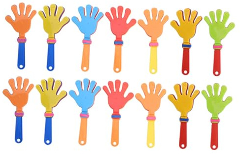 POPETPOP Juguete de Aplausos de Plástico 20 Piezas para Fiestas Infantiles, Fácil de Usar Ruido Fuerte, Adecuado para Cumpleaños y Celebraciones Infantiles Color Aleatorio