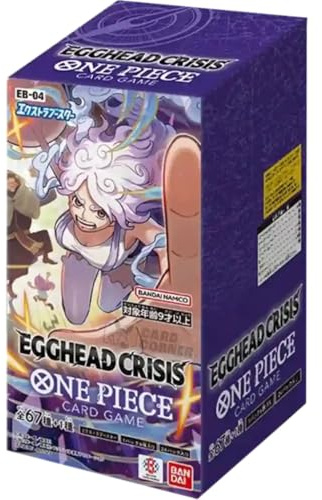 One Piece Card Game – Egghead Crisis Booster Box EB-04 Giappone nuovo e originale + BB-Toy-Trades Toploader