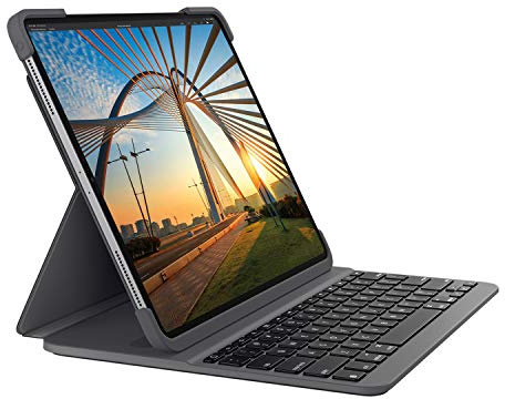 Logitech Slim Folio Pro for 12.9 inch iPad Pro, QWERTY Spanish Layout