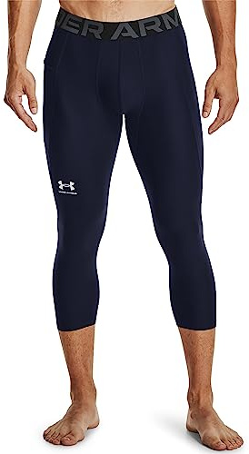Under Armour träningsbyxor för män, Midnatt marinblå (410)/vit, L
